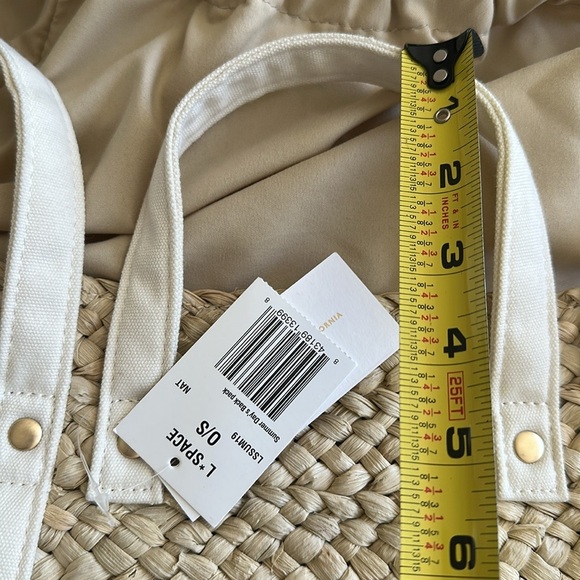 L*Space Summer Days Raffia Backpack Tote – NWT – Luxe Vacation & Resort Style - Picture 16 of 16